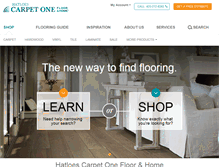 Tablet Screenshot of hatloescarpetoneeverett.com